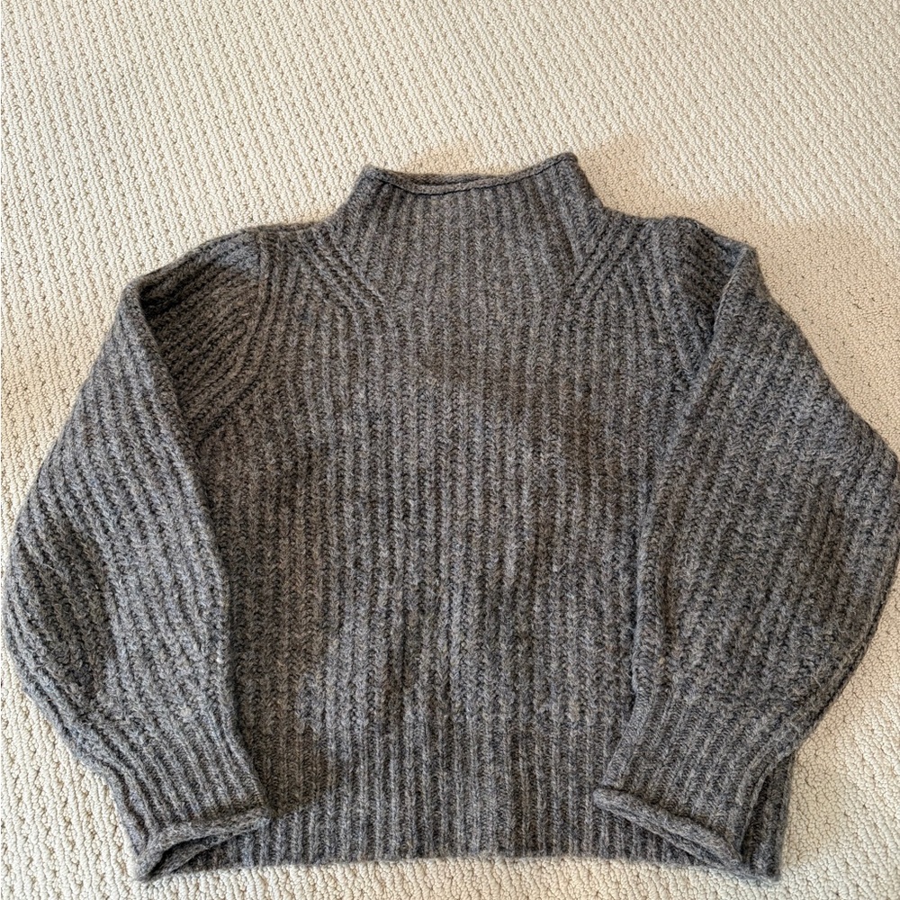 Madewell Charcoal Turtleneck Sweater